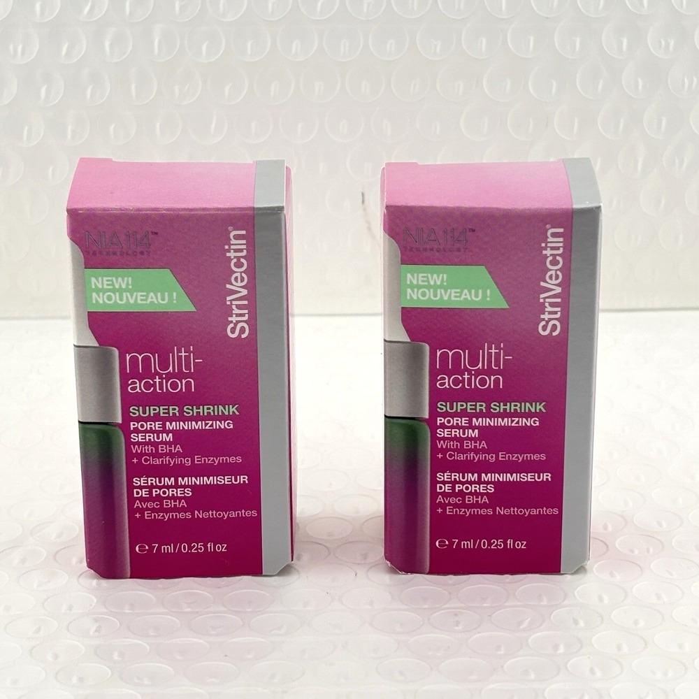 StriVectin Multi-Action Super Shrink Pore Minimizing Serum 7ml 0.25oz Lot of 2